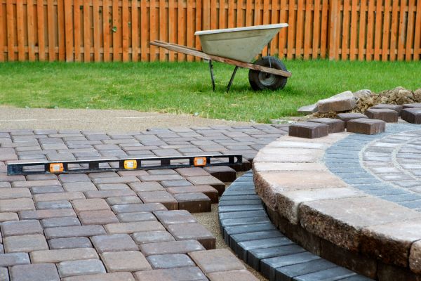 Patio Brick Installation in Wentzville