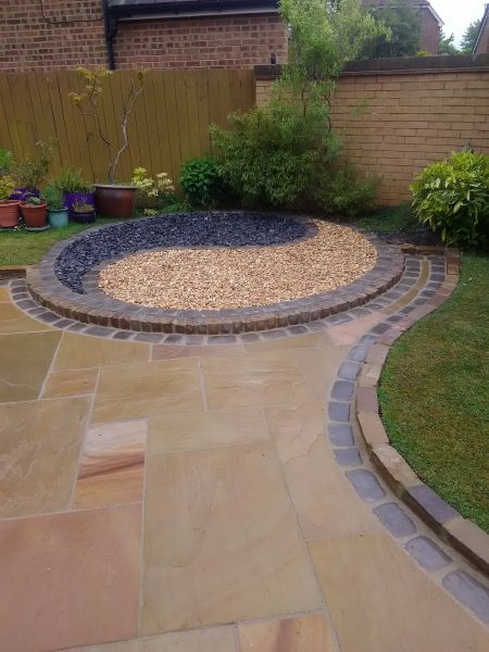 Sandstone Patio Installation in Wentzville