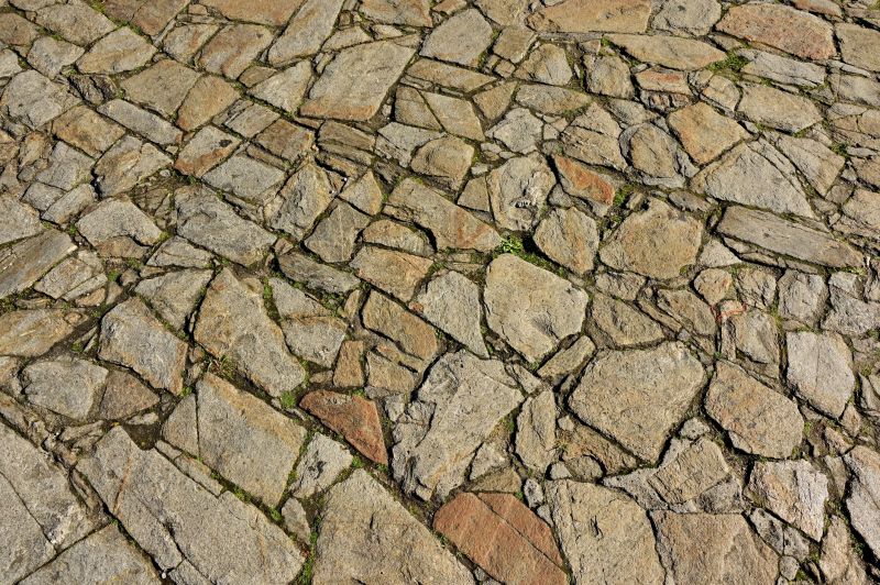 Natural Stone Paver Setup
